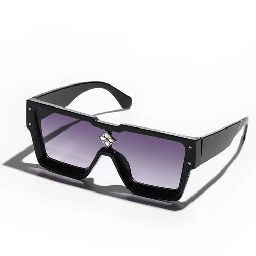Ruiao Retro Black Millionaire Shades Luxury Sunglasses 2024 For Men