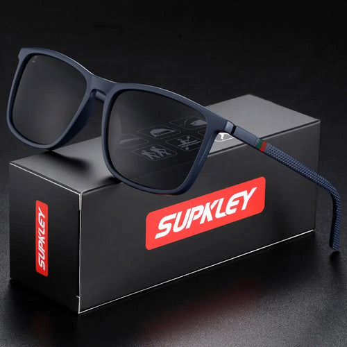 SUPKLEY Sports Sunglasses for Men Polarized Comfortable Wear Square