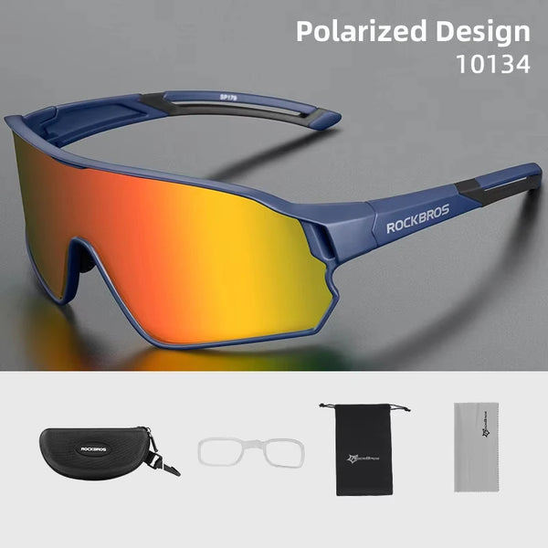 ROCKBROS Cycling Polarized Glasses MTB Road Bike Sunglasses UV400