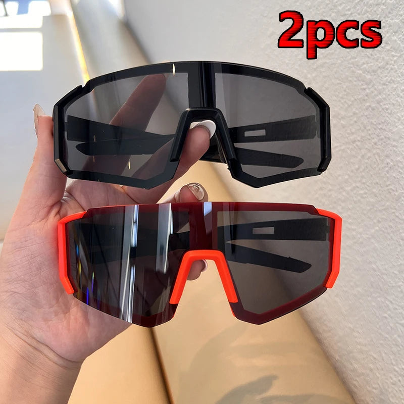 1/2pcs Cycling Sunglasses Women UV400 Sandproof Eye Protector Sun