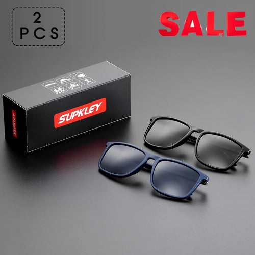 SUPKLEY Sports Sunglasses for Men Polarized Comfortable Wear Square