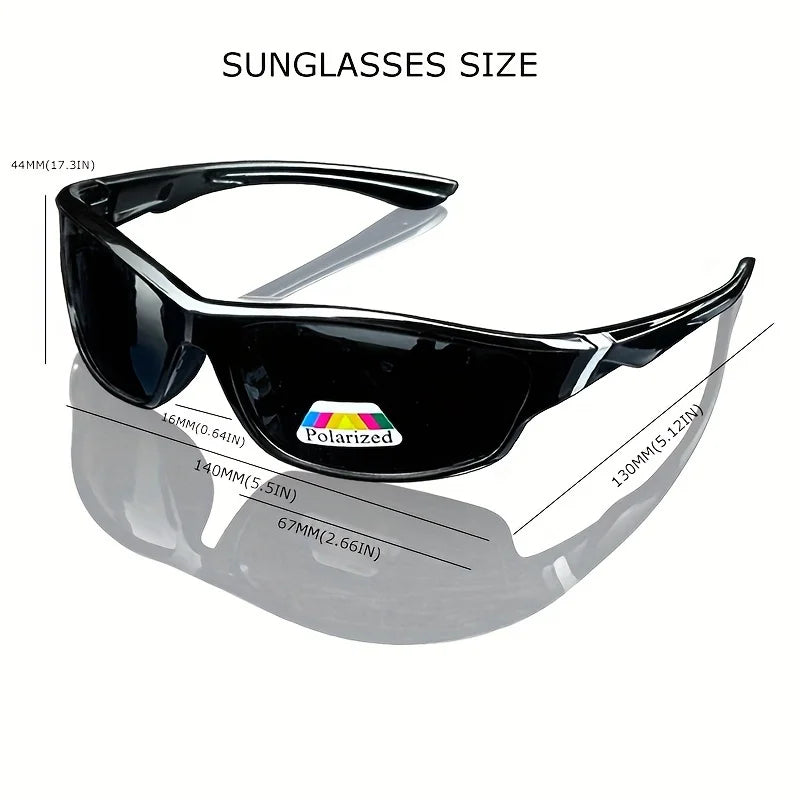 1/3PCS Vintage Sports Sunglasses Men Women Fishing Running Cycling