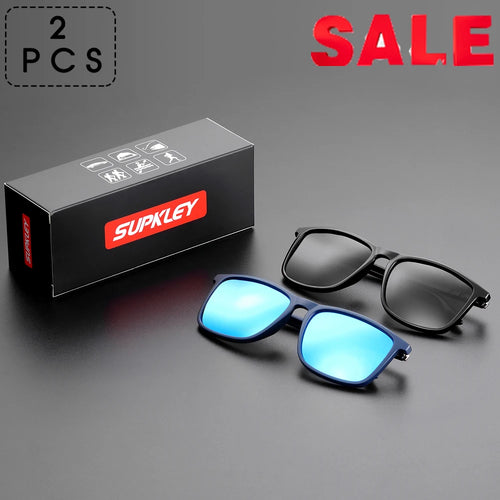 SUPKLEY Sports Sunglasses for Men Polarized Comfortable Wear Square