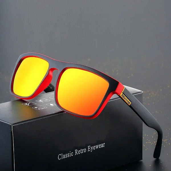 Driving Sun Glasses Metal Frame Goggles UV400 Anti-Glare Pilot