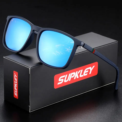 SUPKLEY Sports Sunglasses for Men Polarized Comfortable Wear Square