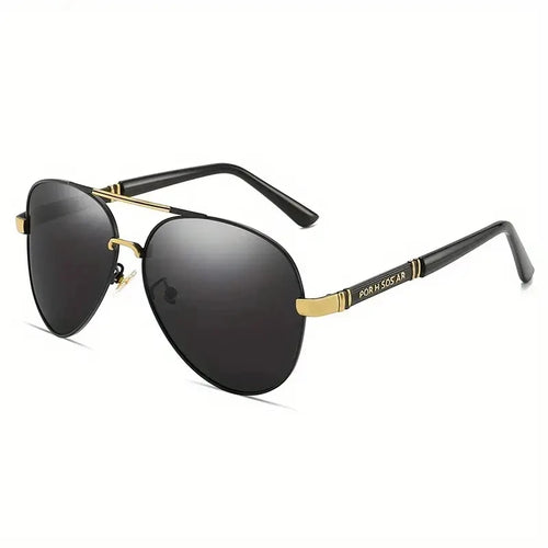 Polarized Sunglasses Men Metail Frame Quality Sun Glasses Brand Design
