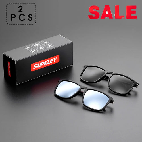 SUPKLEY Sports Sunglasses for Men Polarized Comfortable Wear Square