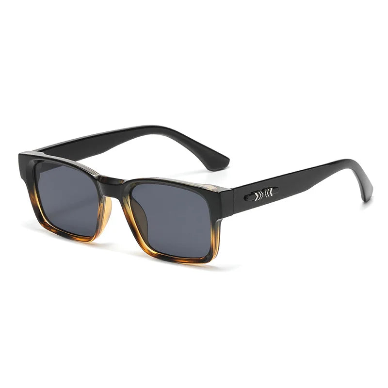 Light Luxury Square Sunglasses Minimalist Design Elegant Unisex Uv400