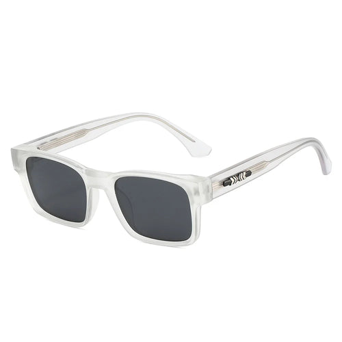 Quality Square Polarized Sunglasses Men Metal Core UV400 Unisex Sun