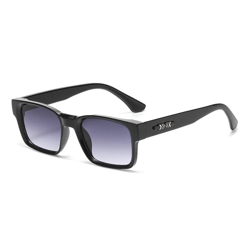 Light Luxury Square Sunglasses Minimalist Design Elegant Unisex Uv400