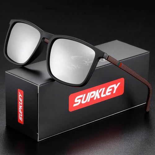 SUPKLEY Sports Sunglasses for Men Polarized Comfortable Wear Square