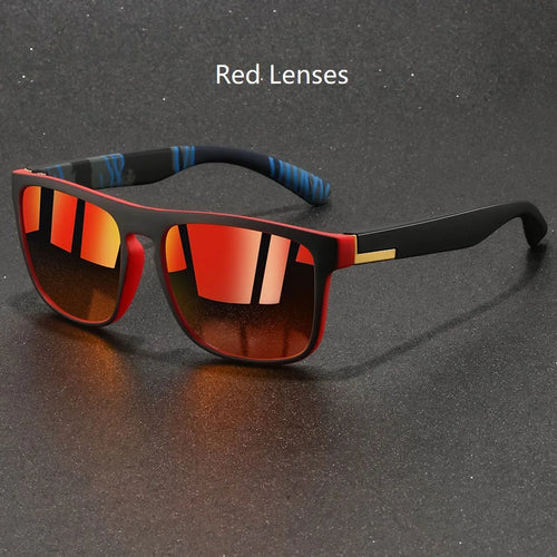 Fashion Vintage Square Sunglasses Men Women Fishing Driving Man Luxury