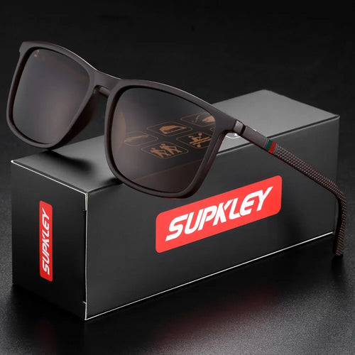 SUPKLEY Sports Sunglasses for Men Polarized Comfortable Wear Square