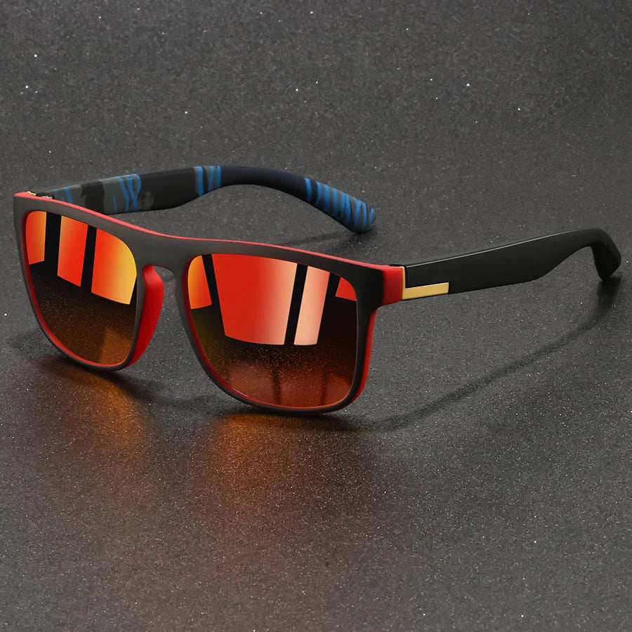 Fashion Vintage Square Sunglasses Men Women Fishing Driving Man Luxury