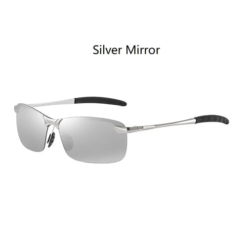 Classic Metal Men Polarized Sunglasses Fashion Driving Fishing Half