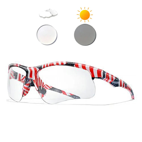 New Photochromic Cycling Sunglasses Men Women Outdoor Mtb Bicycle Sun