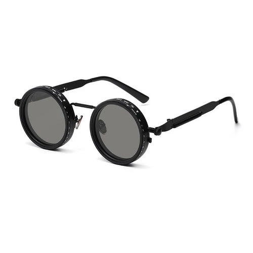 Polarized Round Sunglasses Men ND9 Adjustable Dimming Sun Glasses