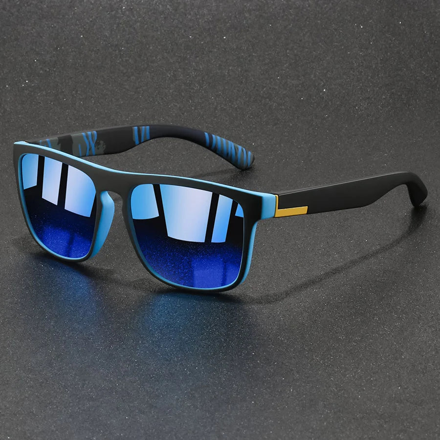 Fashion Vintage Square Sunglasses Men Women Fishing Driving Man Luxury