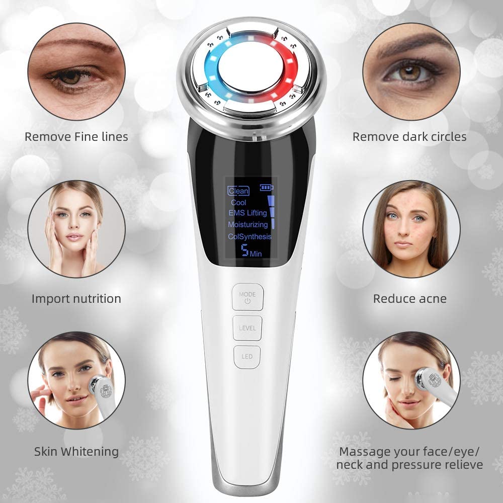 Ultrasonic Facial Massager & Wrinkle Reducer