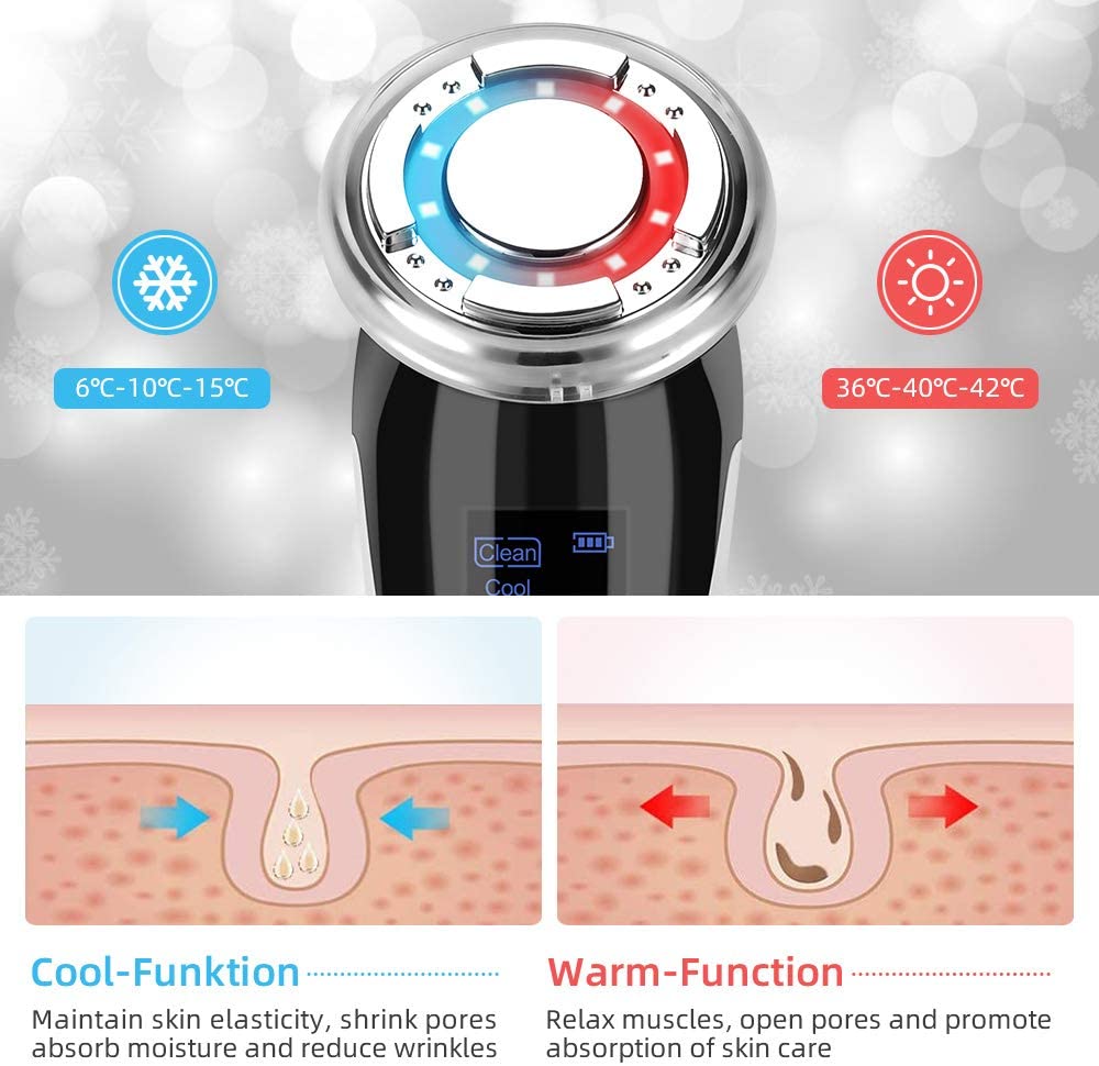 Ultrasonic Facial Massager & Wrinkle Reducer