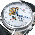 Luxury Forsining watch with intricate design and visible brand name.